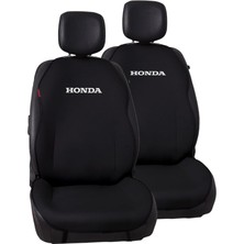 Royal Rain Store Ile Uyumlu Beyaz Nakışlı Oto Minderi Ön Iki Koltuk