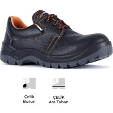 Mekap Pro Jüpiter 106 S3 Src Baskılı Deri Çelik Burun Çelik Ara Taban Iş Ayakkabısı