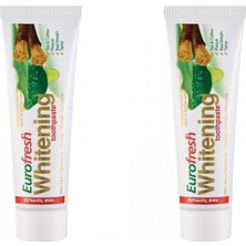 Farmasi Eurofresh Beyazlatıcı Misvaklı Diş Macunu 112 gr x 2 Taze Koku ile Etkili Temizlik