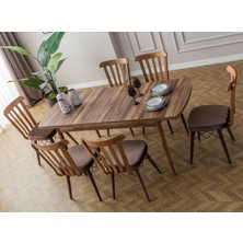 Eymense Fergana 6 Sandalyeli Mutfak Masa Takımı