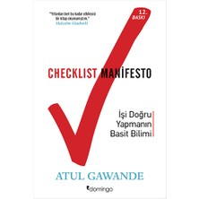 Domingo Yayınevi Checklist Manifesto... +1 Adet Kişisel Gelişim Kitabı