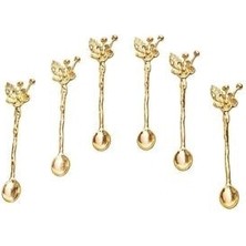 Ap Store 6 Kişilik Gold Çay Kaşığı Seti Metal Malzeme ile Sofra Sunumuna Uygun