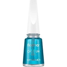Flormar Bakım Yapan Kalsiyumlu Oje Bazı ve Tırnak Cilası 000 Şeffaf Mavi 0.37 fl. oz Parlak Bitiriş
