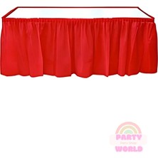 Party World Plastik Masa Eteği Kırmızı – 1 Adet