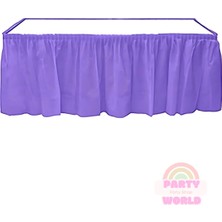 Party World Plastik Masa Eteği Mor – 1 Adet