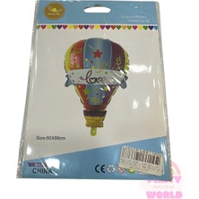 Party World Zeplin Folyo Balon – 60X89 cm – 1 Adet