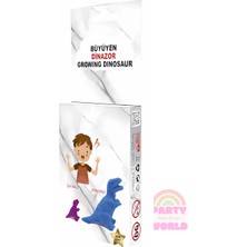 Party World Büyüyen Dinozor – Şaka Malzemesi – Suda Büyüyen Sürpriz Oyuncak