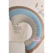 Party World Gökkuşağı Retro Mavi Folyo Balon – 50 cm – 1 Adet
