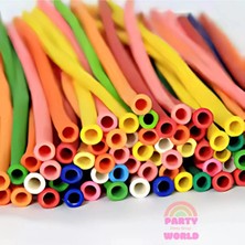 Party World 🎈 10'lu Renkli Sosis Balon Seti – 🎈