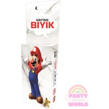 Party World Gaytan Şaka Bıyık – Yapıştırmalı Komik Aksesuar (1 Adet)