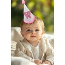 Party World Diş Buğdayı Pembe Yazılı Mini Külah Şapka 1 Adet