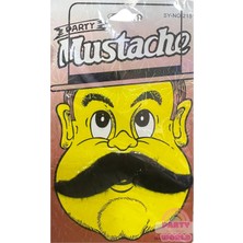 Party World Takma Bıyık – Yapışkanlı – Siyah – 1 Adet (Model Seçenekli)