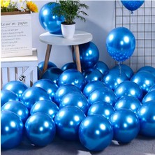 Party World 10’lu Krom Balon Seti – Gold, Gümüş, Mavi, Yeşil, Mor, Pembe, Karışık Renk Seçenekli