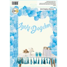 Party World Parlak Kaligrafi Banner Yazı – Happy Birthday & Iyi Ki Doğdun | Renkli Varyantlarla