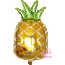 Party World Ananas Folyo Balon – 32 Inç – 1 Adet
