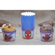 Party World 25'li Karakterli Muffin Cup Renkli ve Eğlenceli Cupcake Kapsülleri