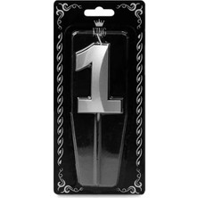 Party World 7 cm Rakam Pasta Mumu Gold & Gümüş (0-9)