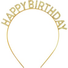 Party World Taşlı Lüks Metal Taç – Doğum Günü, Bride, Mom To Be Konseptleri Için