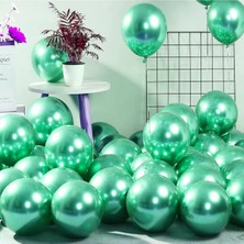 Party World 10’lu Krom Balon Seti – Gold, Gümüş, Mavi, Yeşil, Mor, Pembe, Karışık Renk Seçenekli