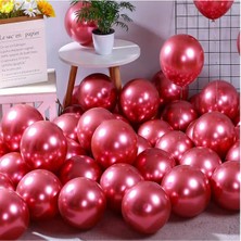 Party World 10’lu Krom Balon Seti – Gold, Gümüş, Mavi, Yeşil, Mor, Pembe, Karışık Renk Seçenekli