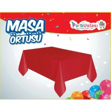 Party World Tek Kullanımlık Plastik Doğum Günü Masa Örtüsü – 120X180 cm