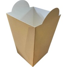 Party World 8'li Doğum Günü Karton Mısır-Popcorn Kutusu – Renkli Parti Sunum Kabı