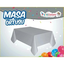Party World Tek Kullanımlık Plastik Doğum Günü Masa Örtüsü – 120X180 cm