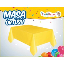 Party World Tek Kullanımlık Plastik Doğum Günü Masa Örtüsü – 120X180 cm
