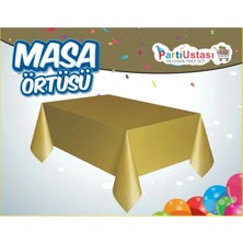 Party World Tek Kullanımlık Plastik Doğum Günü Masa Örtüsü – 120X180 cm