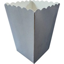 Party World 8'li Doğum Günü Karton Mısır-Popcorn Kutusu – Renkli Parti Sunum Kabı