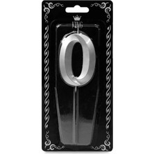 Party World 7 cm Rakam Pasta Mumu Gold & Gümüş (0-9)