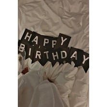 Party World “happy Birthday” Doğum Günü Partisi Yazısı – Banner Gümüş
