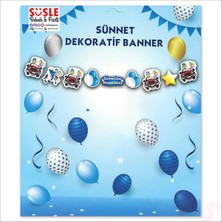 Party World Sünnet Dekoratif Banner Yazı – Sünnetime Hoşgeldiniz