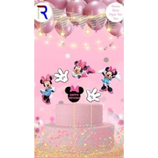 Party World Pasta Üstü Figür Kürdan Süsleri – 6’lı Paket | Temalı Parti Cupcake Süsleri