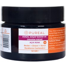 Pureal Doğal Ahşap Bakım ve Onarım Kremi - Açık Renk