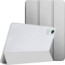 Royal Rain Store Redmi Pad Se 11INÇ ile Uyumlu Kılıf Pu Deri Smart Standlı Case Gri