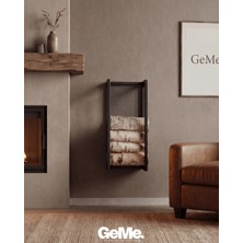 Gelişim Metal Solvik - Modern Tasarım Metal Odunluk - Dekoratif Odunluk