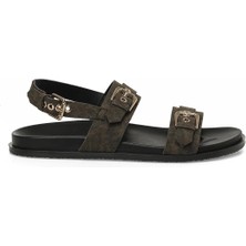 Butigo 26S-305 6fx Leopar Kadın Düz Sandalet