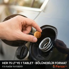 Ferox Fuel Tabs / Yakıt Tasarrufu / Motor ve Turbo Koruyucu / Enjektör Temizleme / Benzin & Dizel / 1 Adet Tablet = 75 Litre  / 10 Adet Tablet