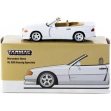 Tarmac Mercedes Benz SL500 Koenig Specials Beyaz 1/64 Model Araba