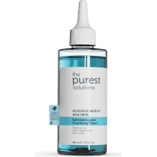Royal Rain Store Purest Solutions, Gözenek ve Siyah Nokta Görünümünü Azaltmaya Yardımcı Arındırıcı Tonik,%5 Glikolik Asit, Aha, Bha, 200 ml