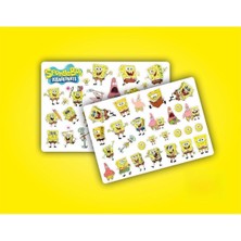 Royal Rain Store Bob Sünger Bob Sticker Etiket 2 Sayfa 36 Adet Etiket