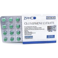 Zphc Clomiphene Citrate Clomid Zphc — 25 Mg 100 Tablets