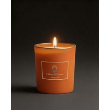 Nesso Soya Mumu 200 Gr. - 45 Saat Cam Tasarım Elma & Sandal Ağacı Masaj Etkili Hediyelik Mum