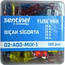 İzipec Bıçak Sigorta Standart Boy Karışık 100 Adet Fiyatı