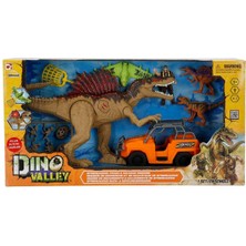 Sunman Oyuncak Dino Valley T-Rex Attack Oyun Seti - Kahverengi Standart