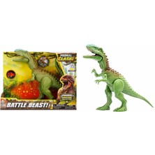 Lanard Toys Dinozor Carnotaurus-Gıgantosaurus 2A. - Yeşil Standart