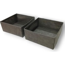 Royal Rain Store 2'li Çekmece Içi Düzenleyici Organizer Set - Çok Amaçlı Dolap Içi Kutu Seti (28 * 28 * 13CM)