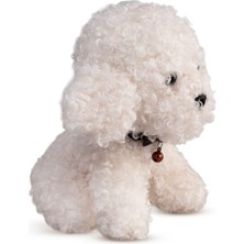Can Oyuncak Peluş 25CM Kıvırcık Köpek (Beyaz) - Standart Standart