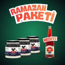 Zeytino Gemlik Siyah Zeytin 700 gr (261/290) M 3'lü Ramazan Paketi